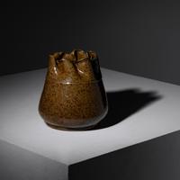 Vase with ruffled rim, c. 1897-1900 Biloxi, Mississippi, USA