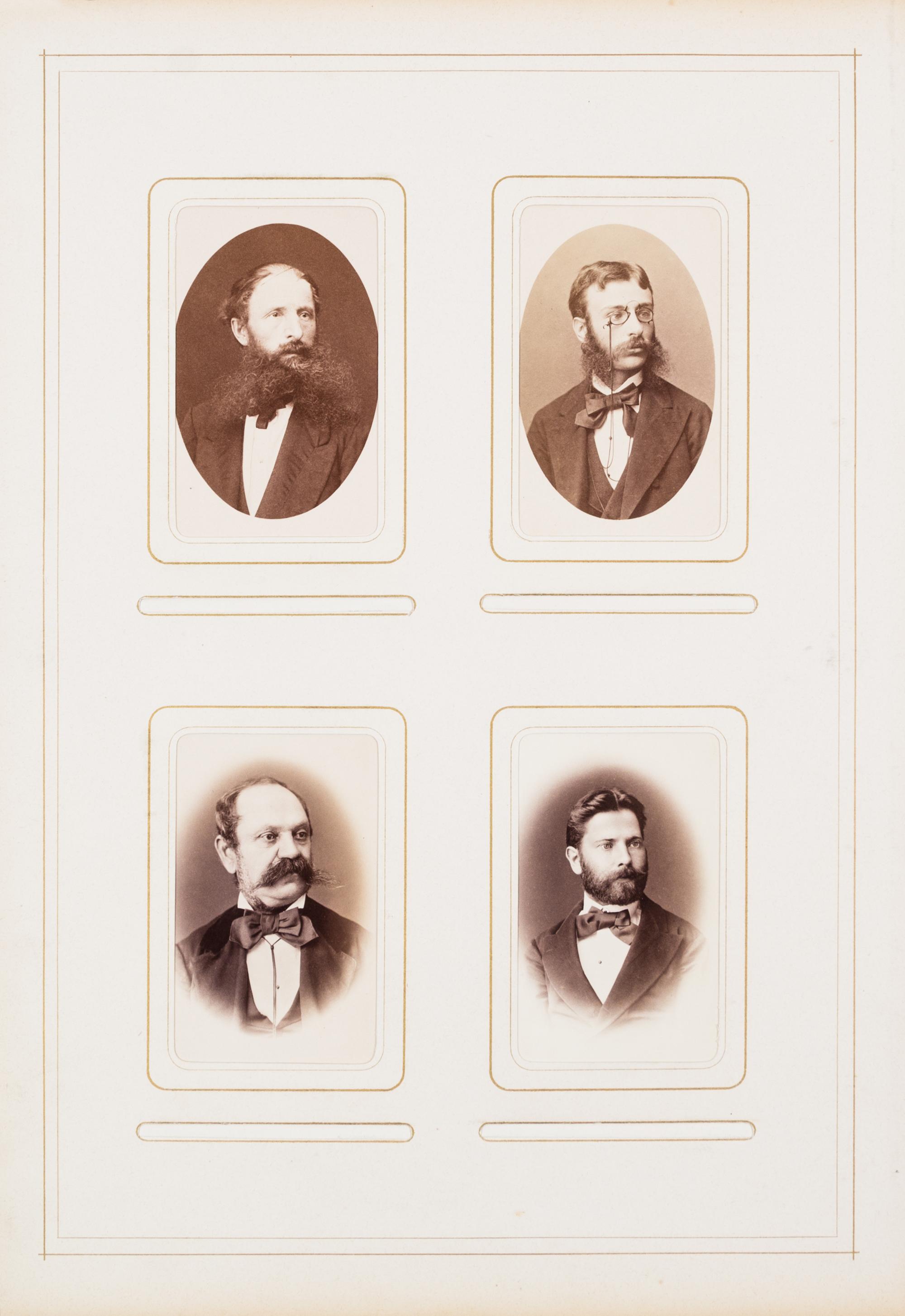 (PHOTO ALBUM) Seiner Excellenz dem hochwohlgebornen.. [Commemorative Album...] Liev, November, 1876. Folio, finely bound album.