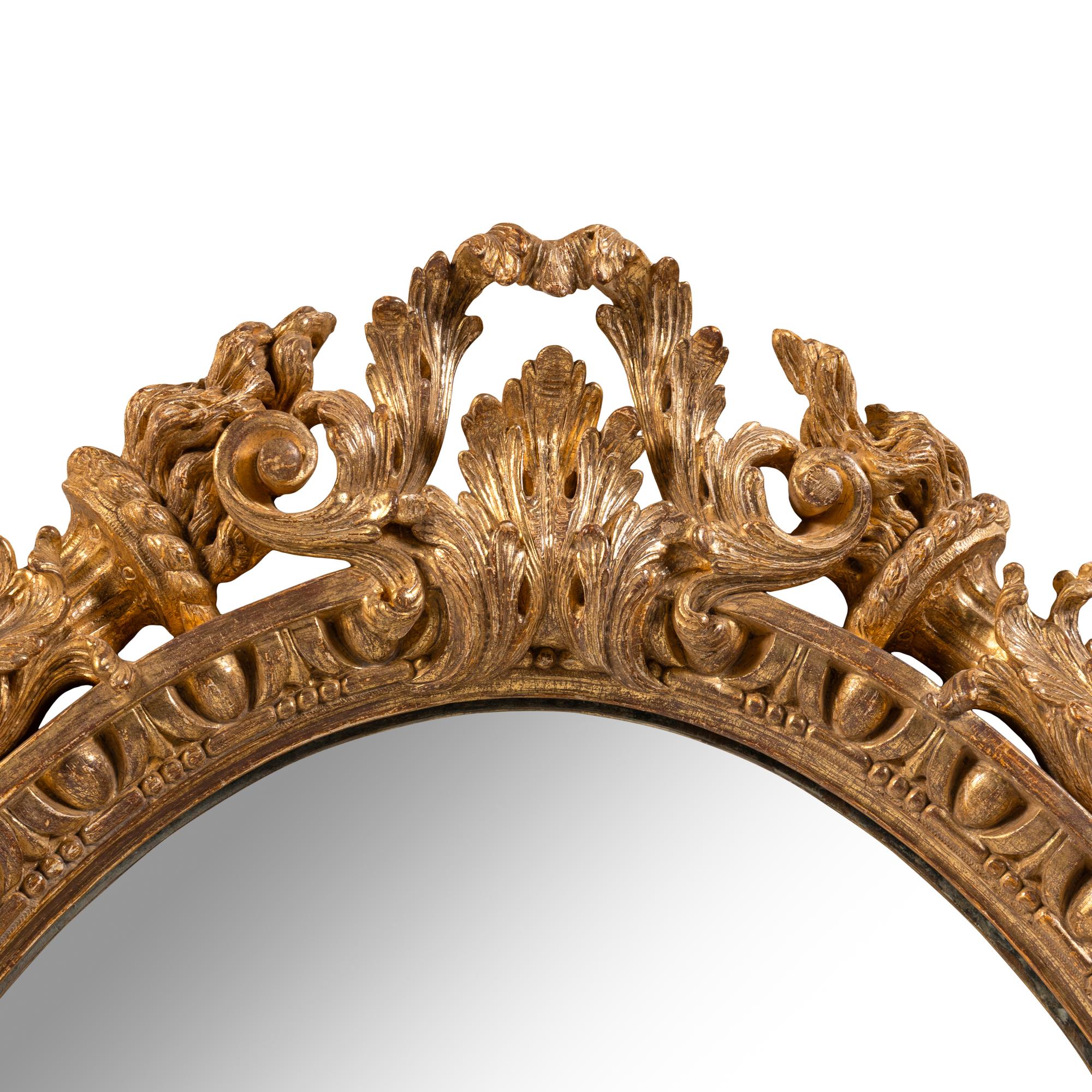 A George II Giltwood Mirror