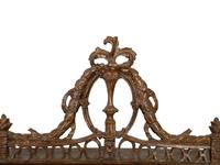 An Italian Louis XVI Style Walnut and Parcel Gilt Hanging Vitrine — 20TH CENTURY