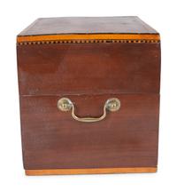 A George III Adam Style Inlaid Mahogany Decanter Box