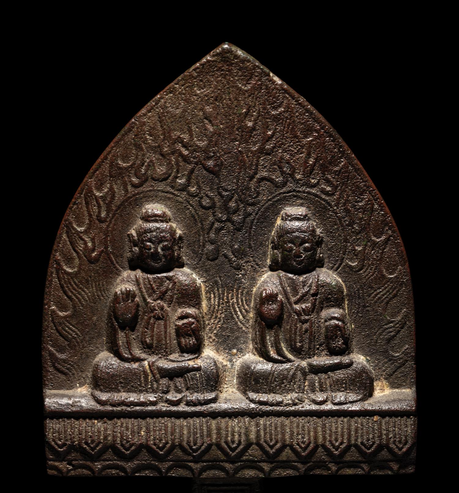 A Chinese Bronze Votive Figure of Buddha