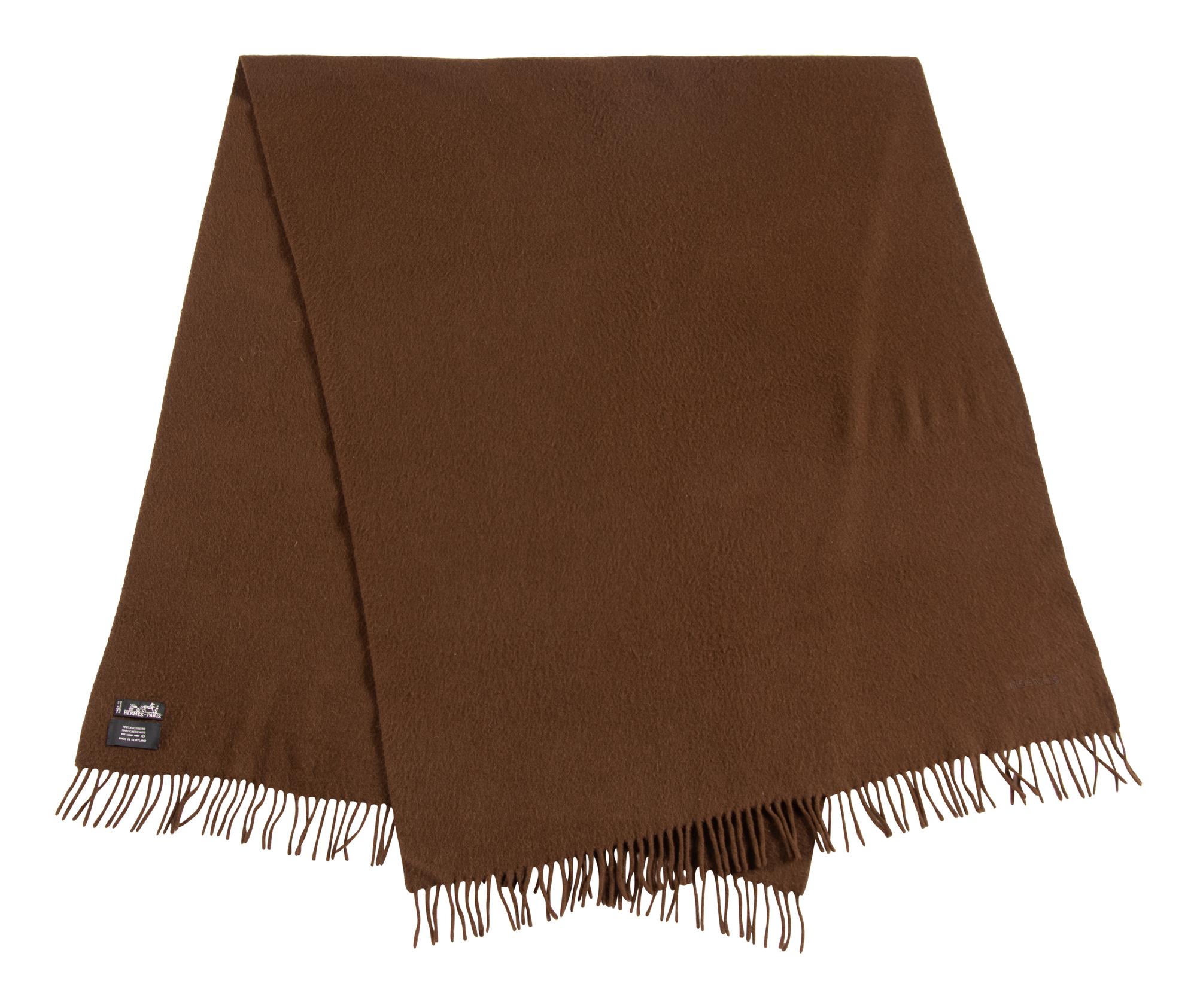 Two Hermès Cashmere Scarves
