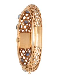 LUCIEN PICARD, YELLOW GOLD, STAR SAPPHIRE, AND DIAMOND BRACELET WATCH
