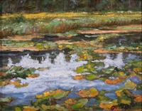 Three Works: Meadow Stream , Lilly Pond and Flowery Marsh