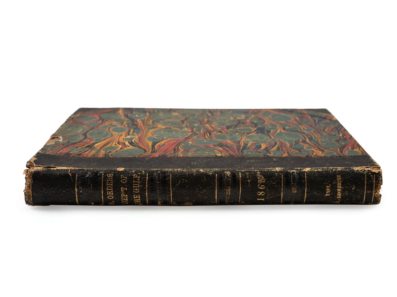 [CIVIL WAR]. Bound volume of General Orders and Circulars issued by the Department of the Gulf including orders related to Colored Troops, Freedmen, and Lincoln's Assassination, 1865.