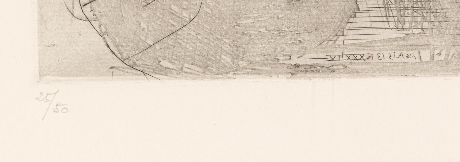 Jeune sculpteur devant un buste de Marie-Thérèse, 1934
