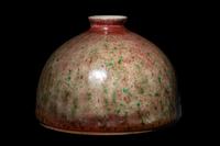 A Chinese Peach Bloom-Glazed Porcelain Beehive Water Pot, Taibaizun