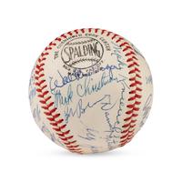 A 1944 St. Louis Cardinals and St. Louis Browns World Series Reunion Signed Baseball (Beckett Authentication Services Letter of Authenticity)