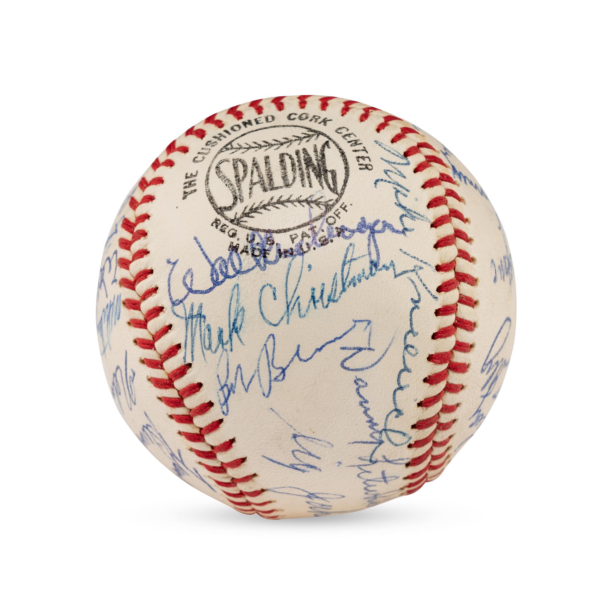 A 1944 St. Louis Cardinals and St. Louis Browns World Series Reunion Signed Baseball (Beckett Authentication Services Letter of Authenticity)