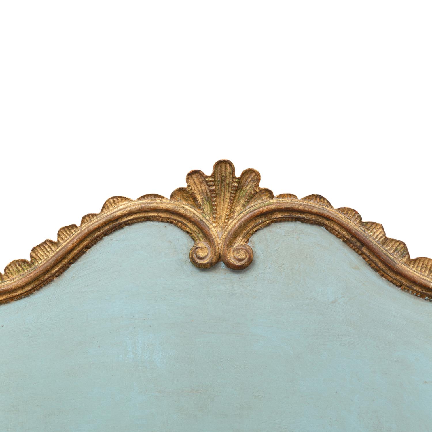 A Continental Parcel-Gilt Headboard
