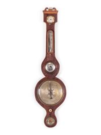 An Irish Regency Wheel Barometer