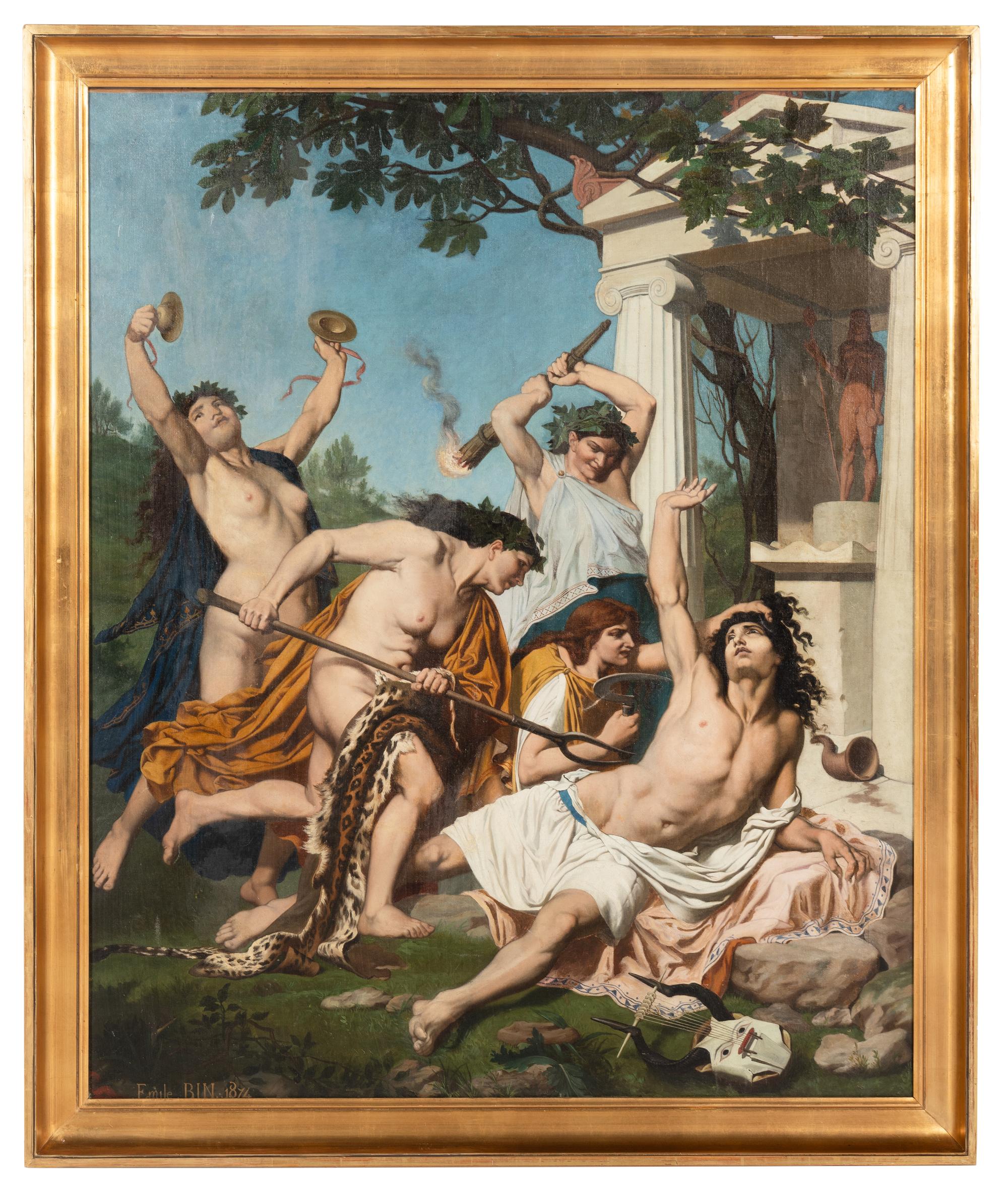 The Death of Orpheus , 1874