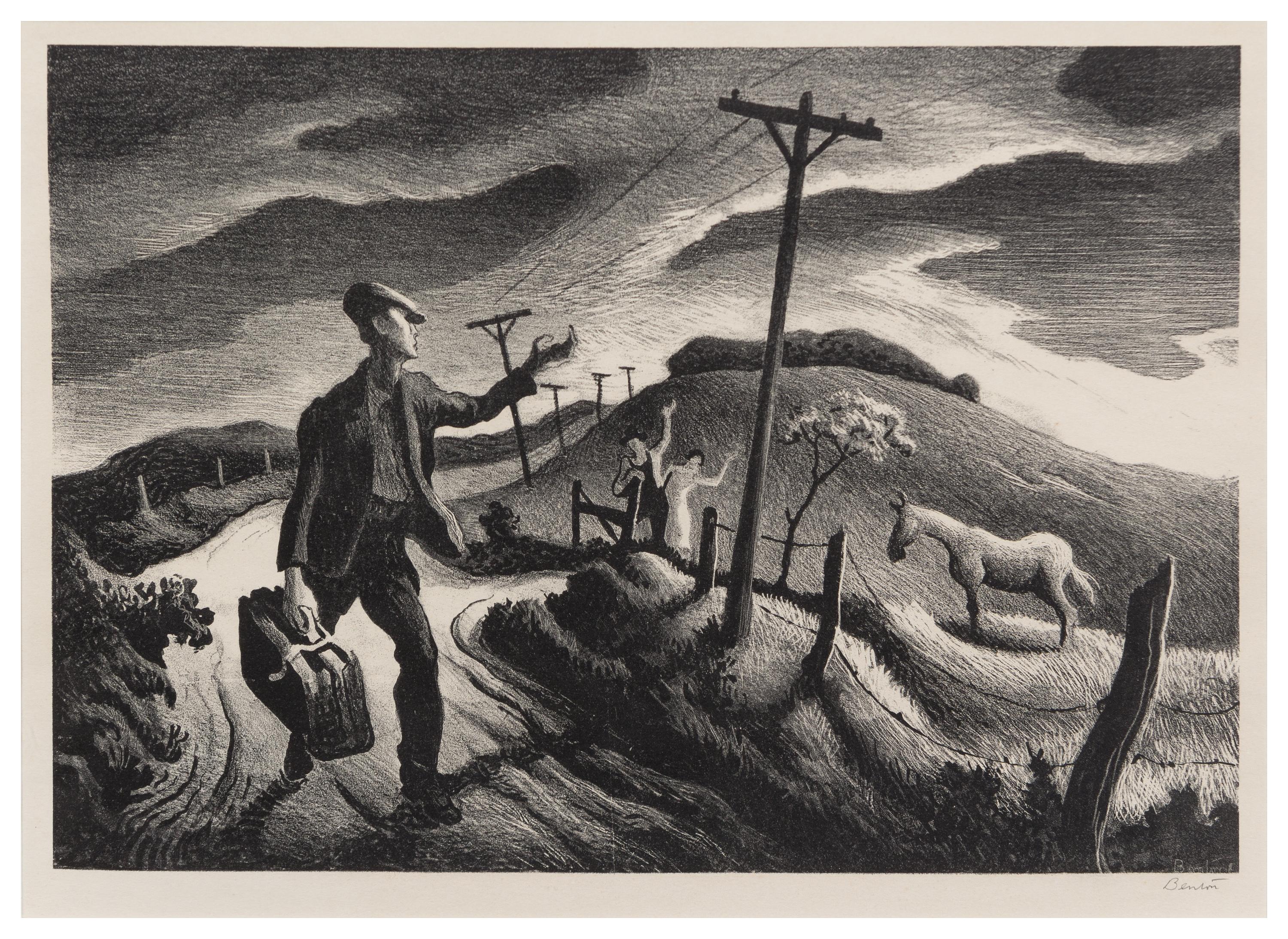 Thomas Hart Benton, (American, 1889–1975), The Boy, 1948