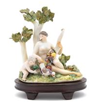 A Meissen Porcelain Allegorical Figure of Earth Height 7 1/2 inches. — 18TH CENTURY