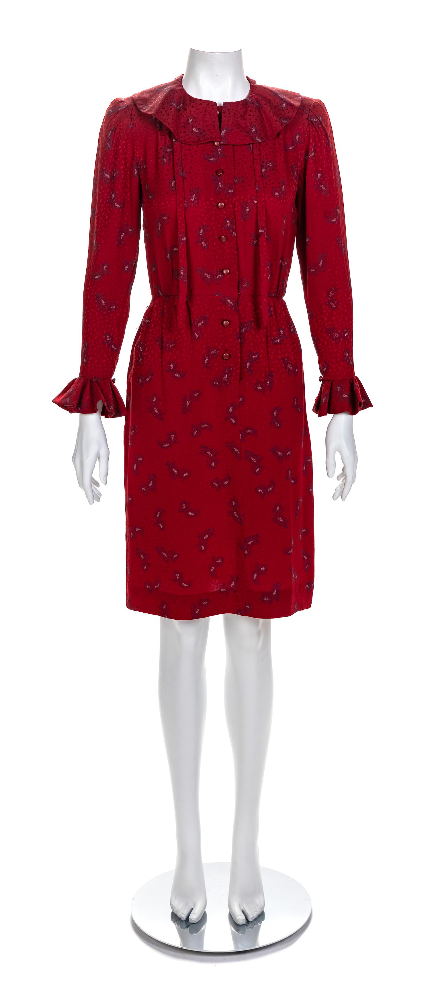 Nina Ricci Red Dress, 1980s