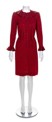 Nina Ricci Red Dress, 1980s