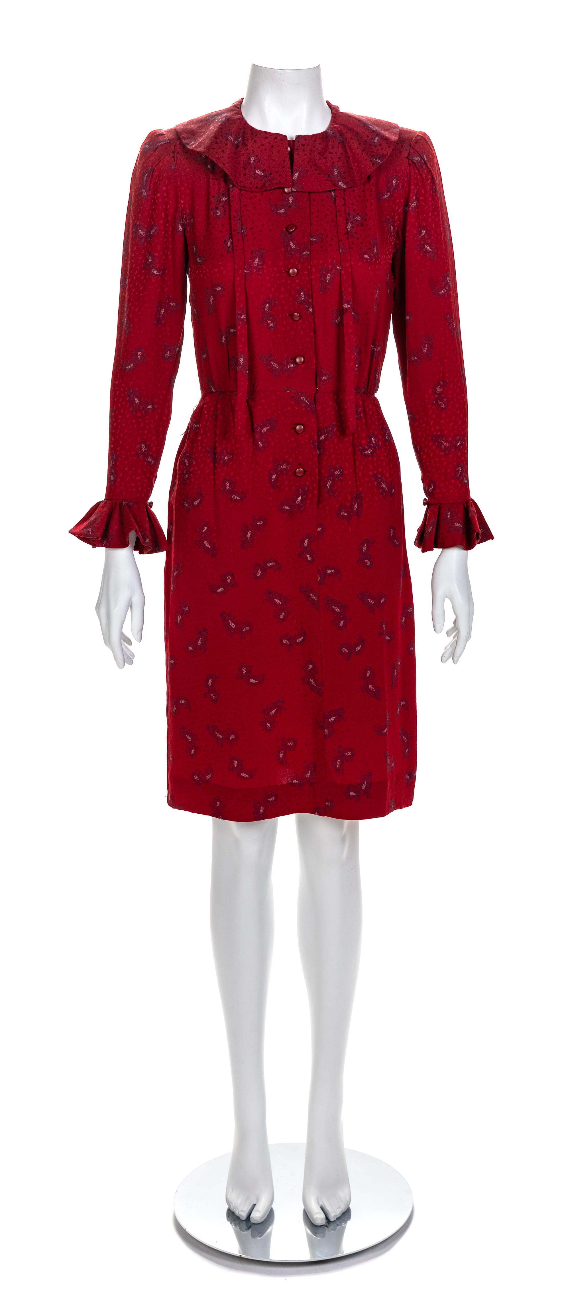 Nina Ricci Red Dress, 1980s