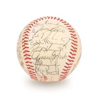 A 1983 All Star Game American League Team Signed Autograph Baseball with 30 Signatures