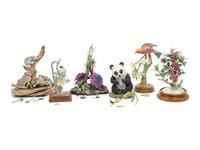 Six Boehm and Royal Worcester Dorothy Doughty Porcelain Groups