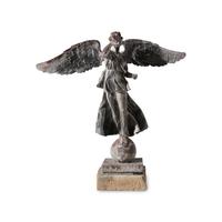 A Lead Garden Figure of Winged Victory