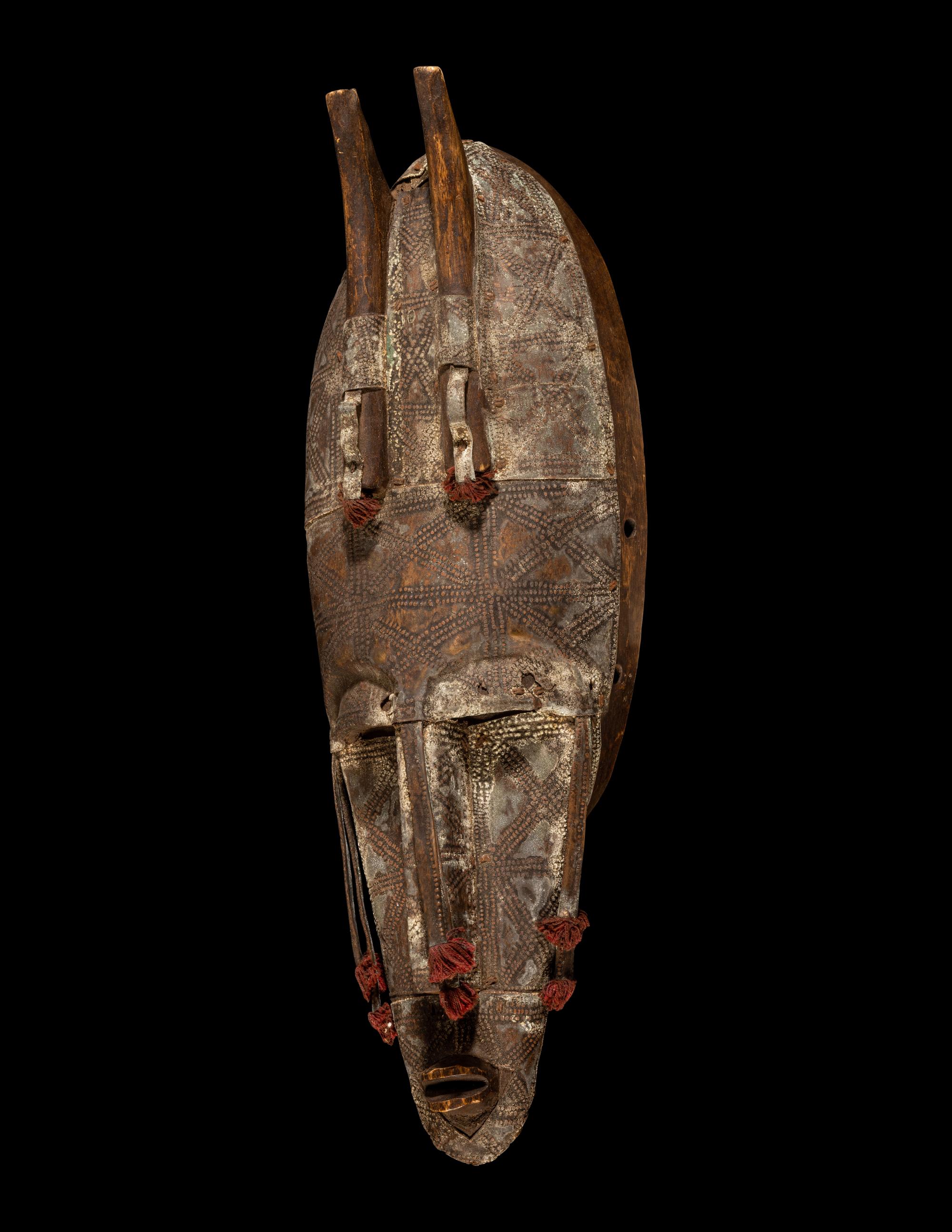 A Bamana or Marka Wood Face Mask