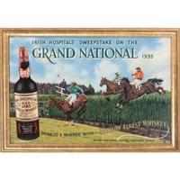 A Jameson Finest Whiskey Grand National Painted Advertisement