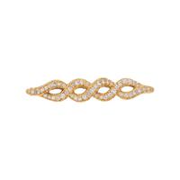 VAN CLEEF & ARPELS, YELLOW GOLD AND DIAMOND HAIRPIN
