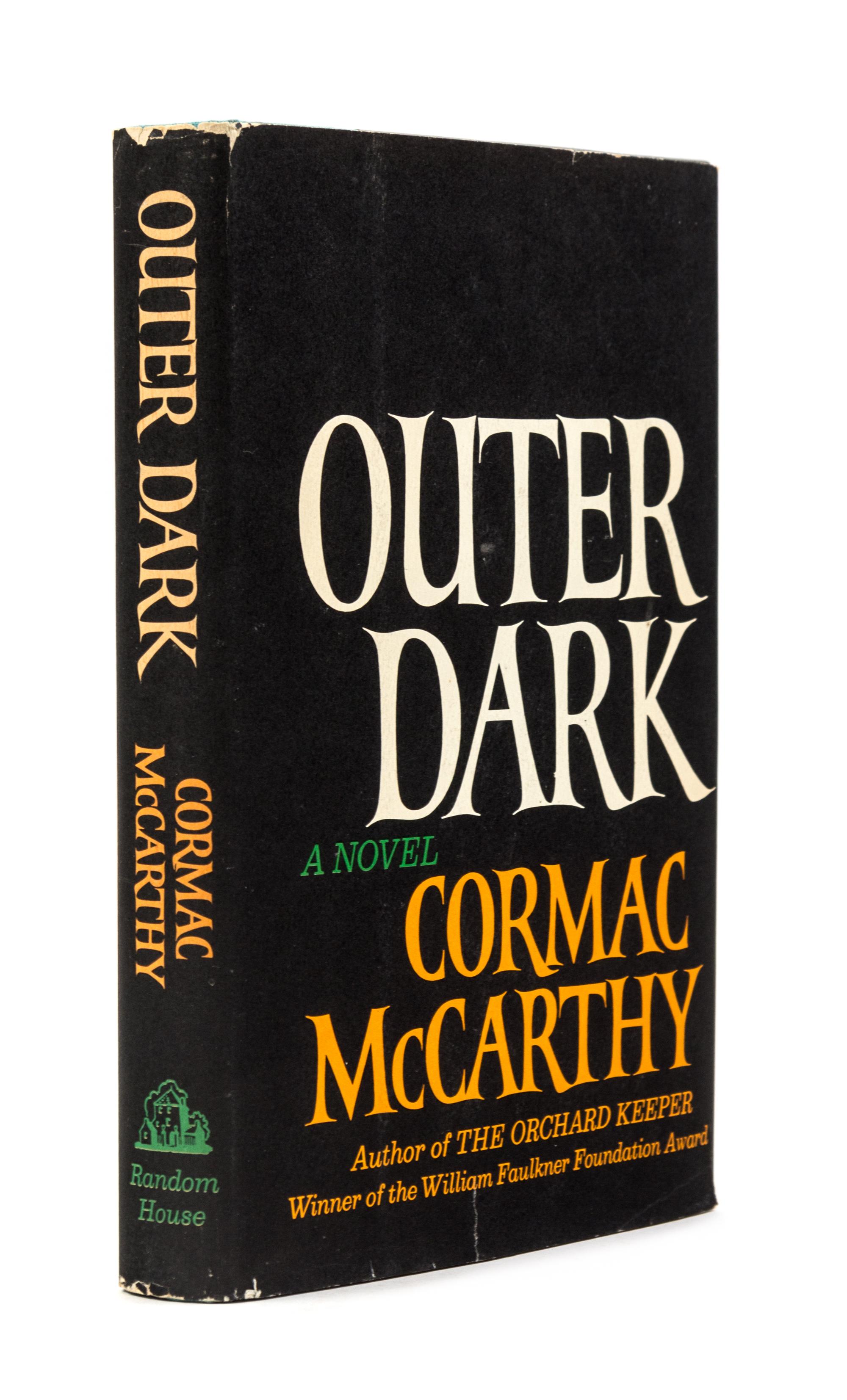 MCCARTHY, Cormac (b. 1933). Outer Dark. New York: Random House, 1968.