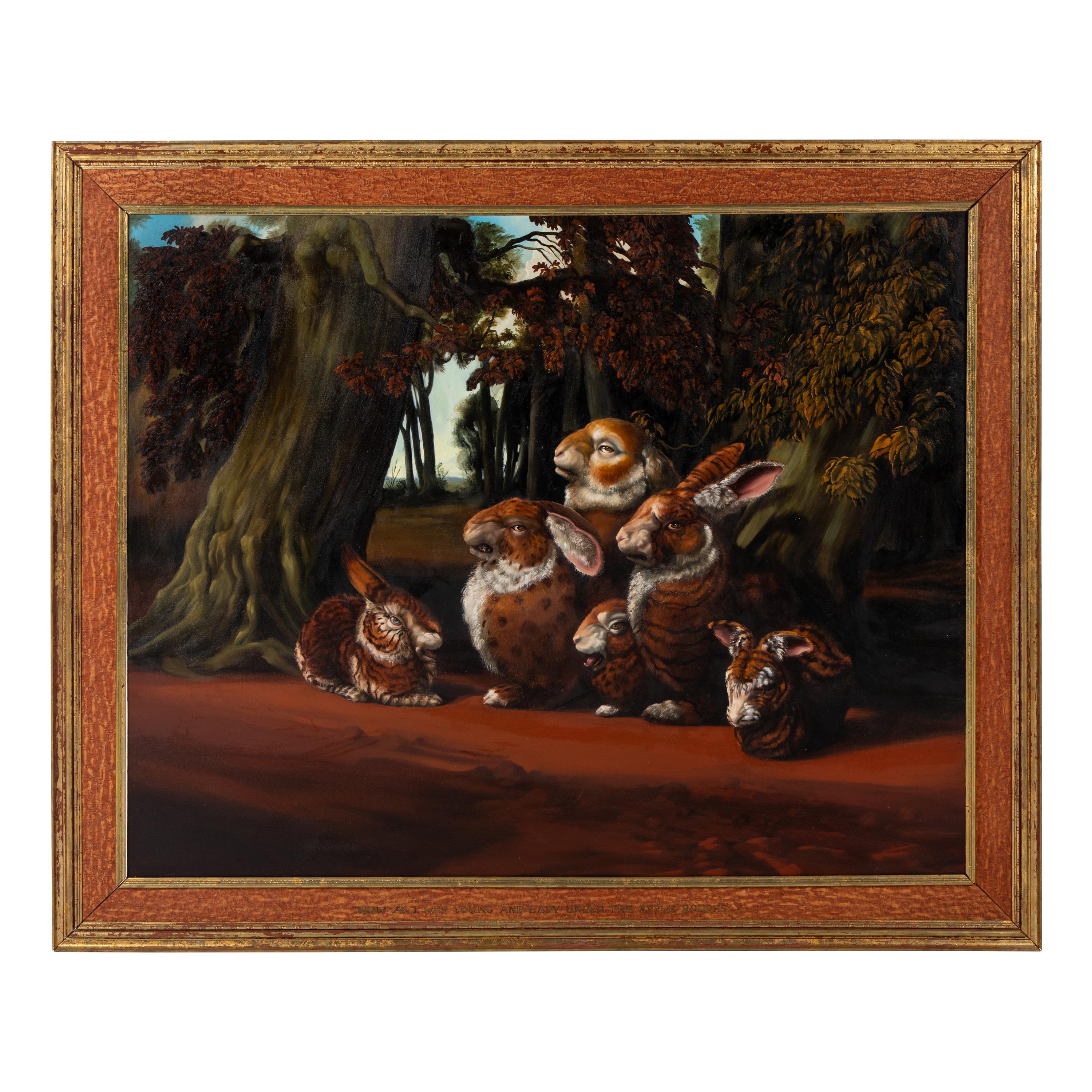 Laurie Hogin (American, b. 1963) — Now as I Was Young and Easy under the Apple Boughs... or Posse , c. 1990