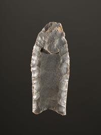 A Hornstone Clovis Point