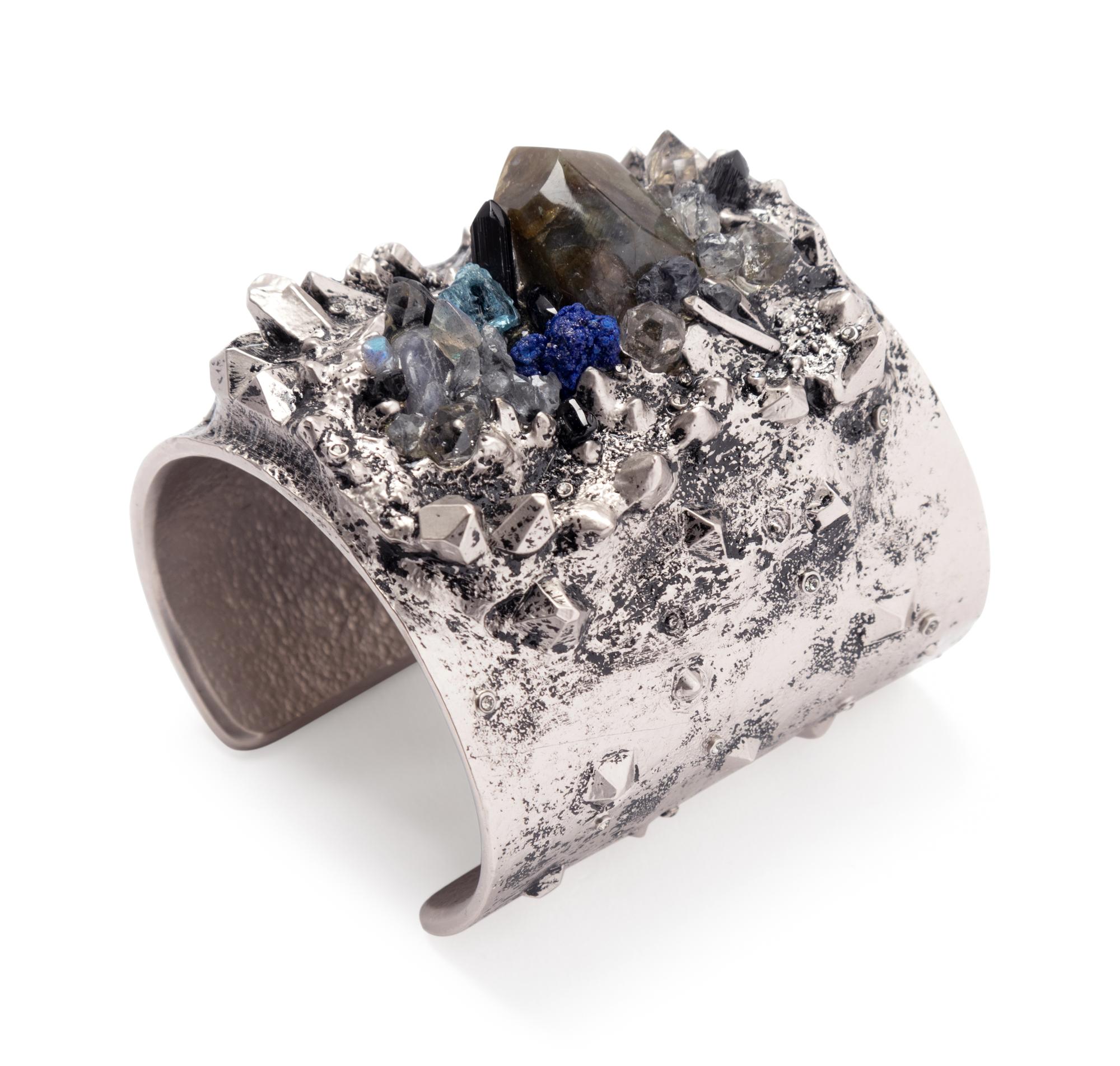 Chanel Stone Encrusted Cuff Bracelet, 2012