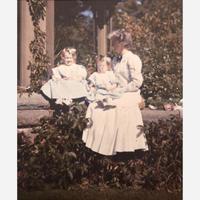 [Gardening] [Farrand, Beatrix] Group of 4 Autochromes