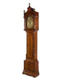 A George III Mahogany Pipe-Organ Tall Case Clock