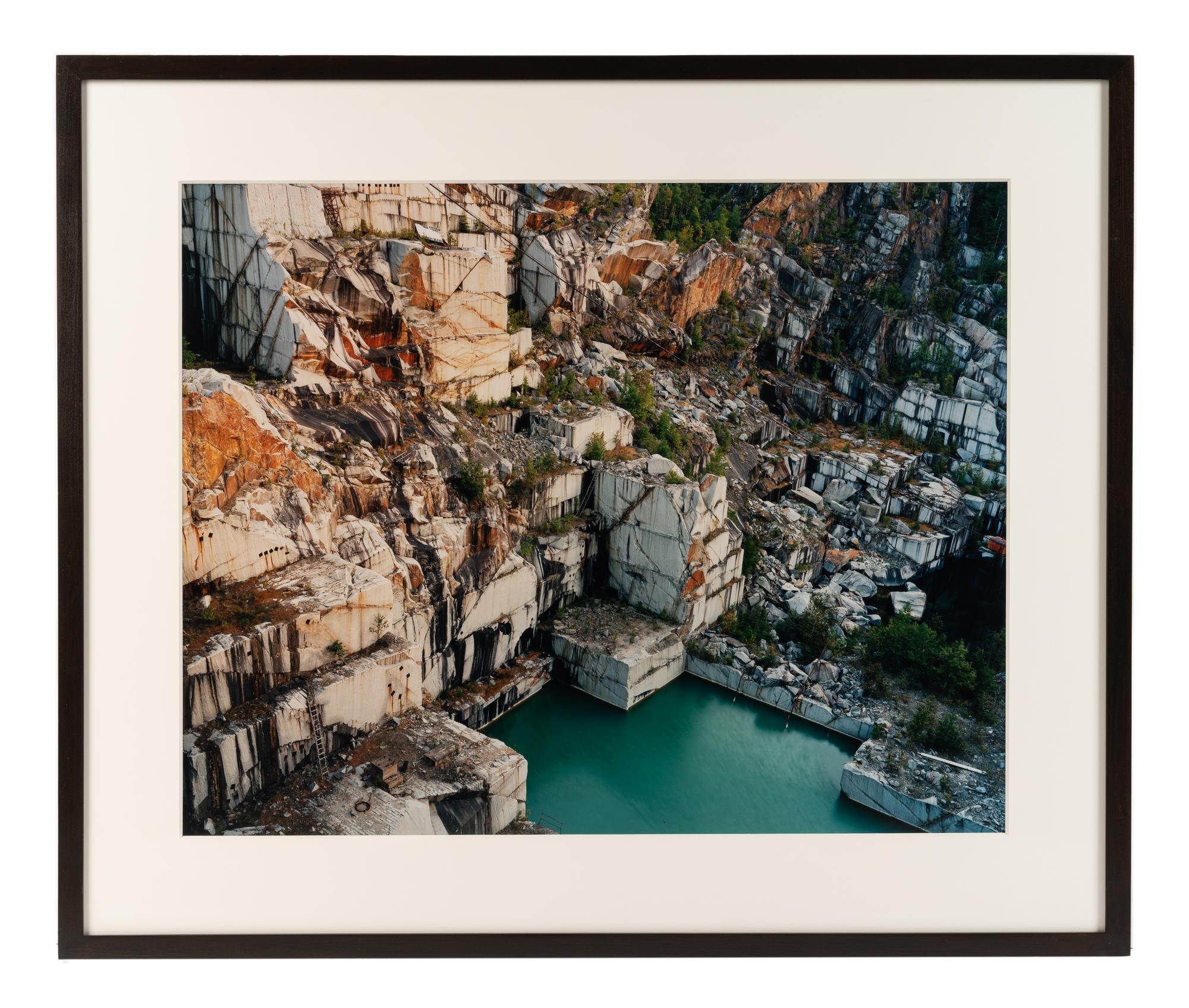 Edward Burtynsky (born 1955) Rock of Ages #59, Abandoned Section, Adam-Pirie Quarry, Barre VT, 1991