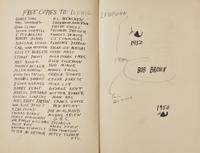 [Black Sun Press] Brown, Bob. 1450-1950, With An Autograph and Illustrated Letter
