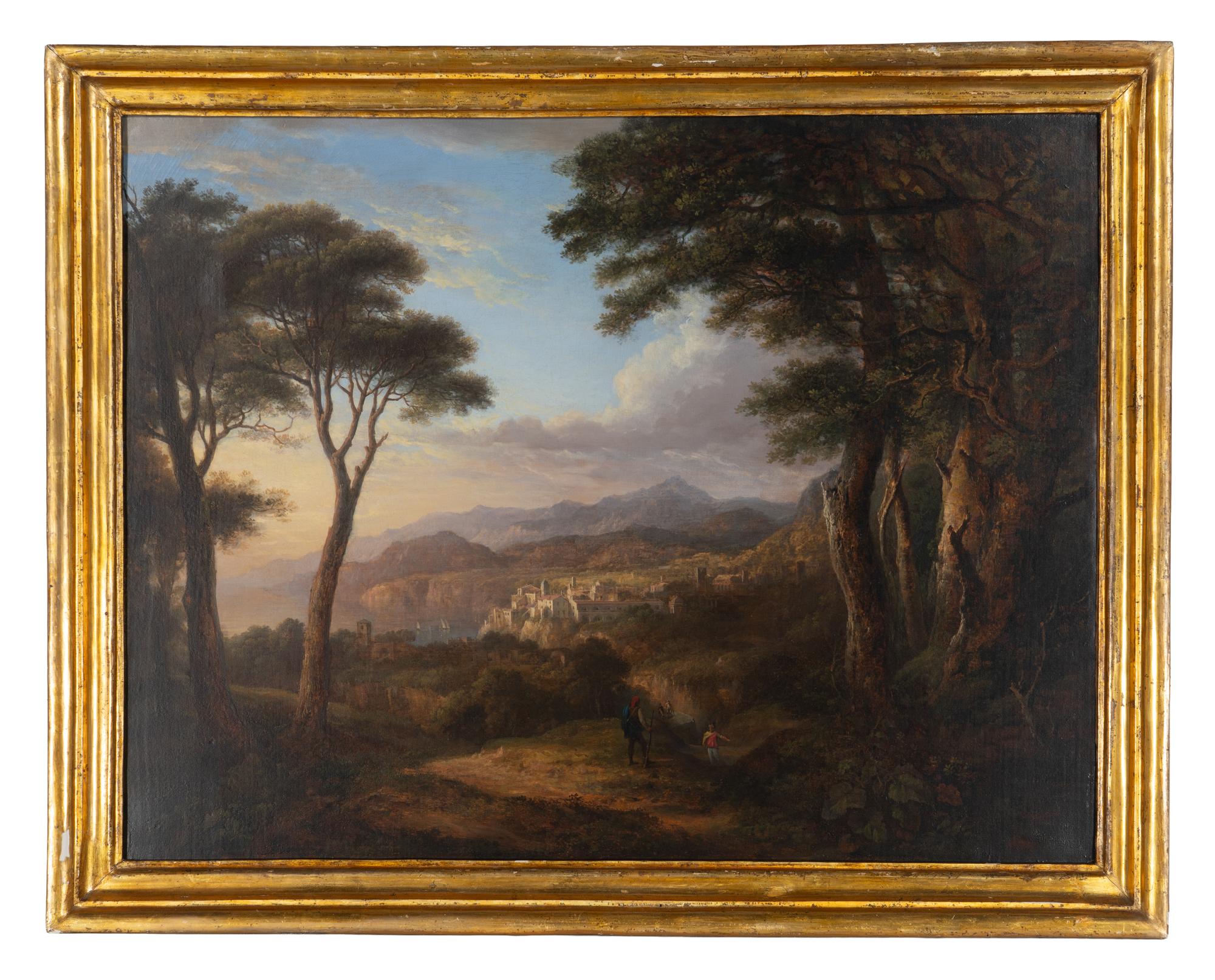 Veduta di Napoli da Posillipo and Veduta della costa Sorrentina (two works)