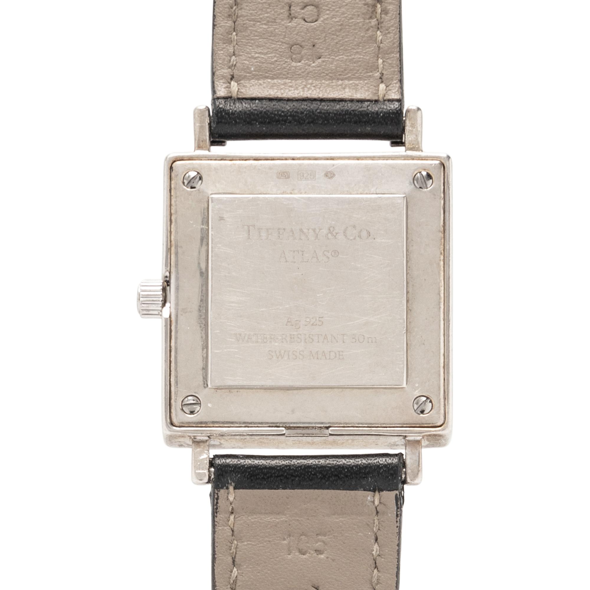 TIFFANY & CO., STERLING SILVER 'ATLAS' WATCH