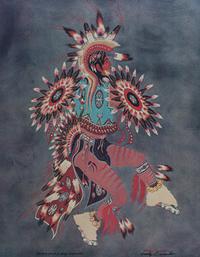 Two Works: Ceremonial War Dancer, Dancing in the Scalps
