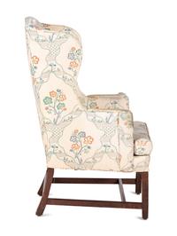 A George III Style Mahogany Easy Chair