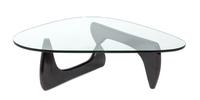An Isamu Noguchi Low Table Height 15 1/4 x width 50 x depth 35 1/2 inches.