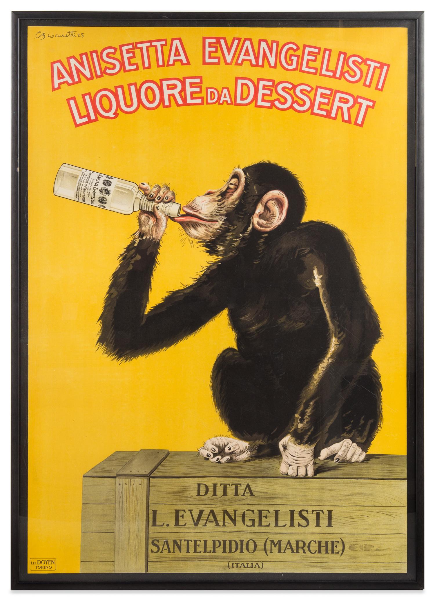 Carlo Biscaretti, (Italian, 1879-1959), Anissetta Evangelisti, Liquore Da Dessert