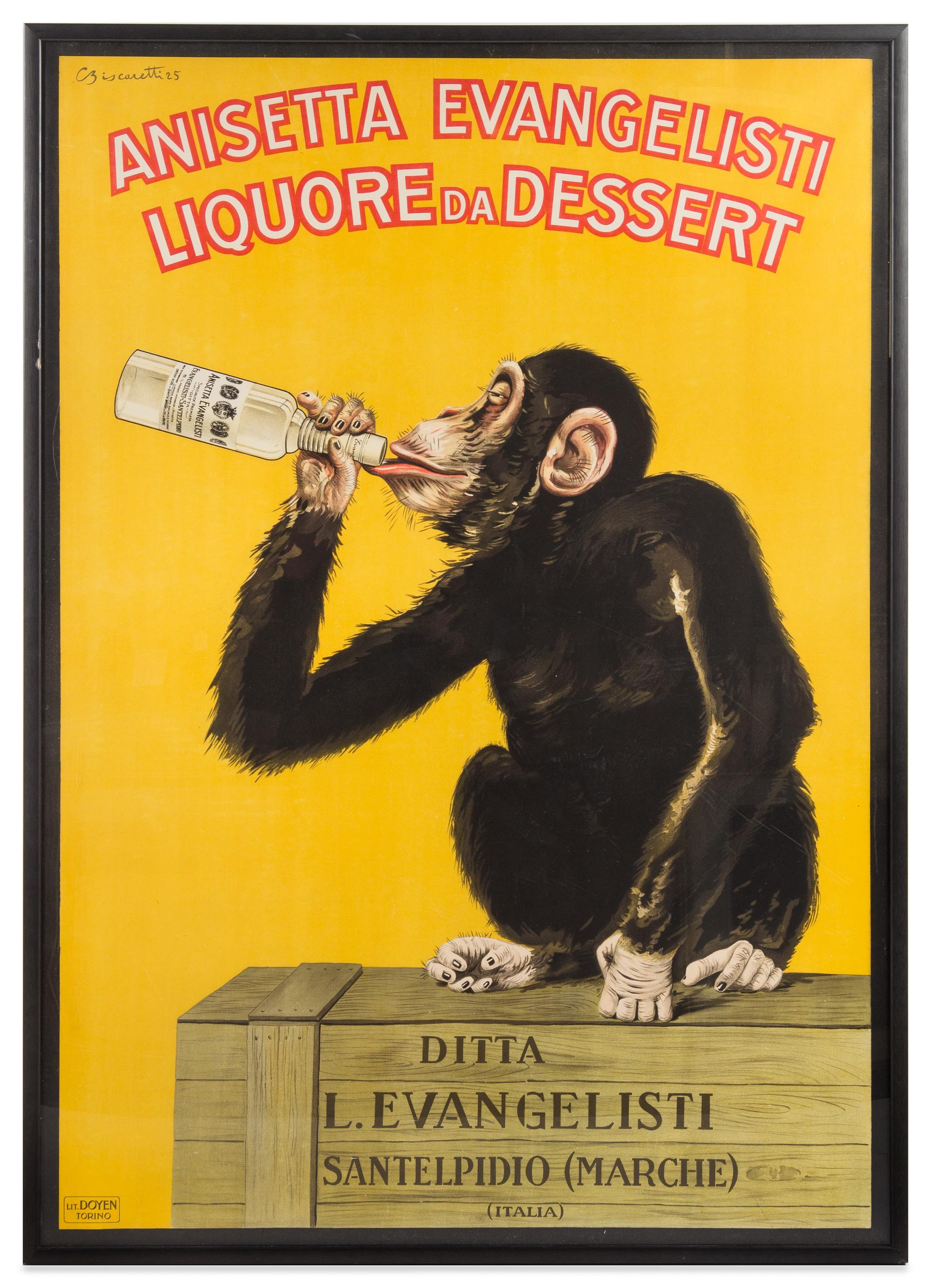 Carlo Biscaretti, (Italian, 1879-1959), Anissetta Evangelisti, Liquore Da Dessert