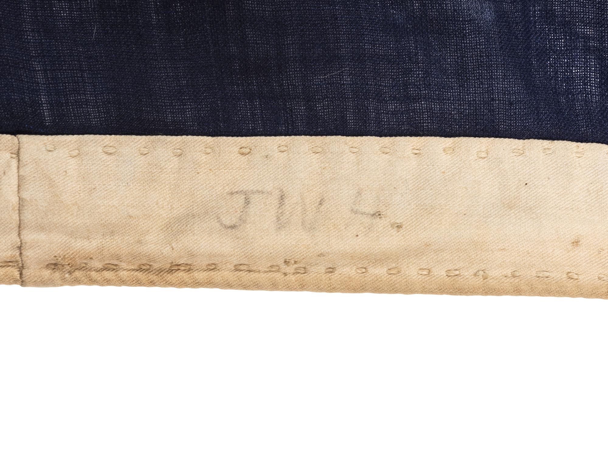[FLAGS]. 13-star American Centennial flag. Ca mid-to-late 19th century.