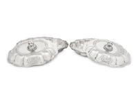 A Pair of George III Silver Covered Vegetable Dishes