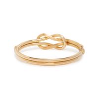 ILIAS LALAOUNIS, YELLOW GOLD BANGLE BRACELET