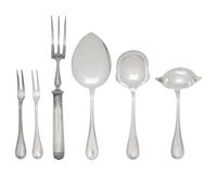 A Christofle Silver-Plate Flatware Service
