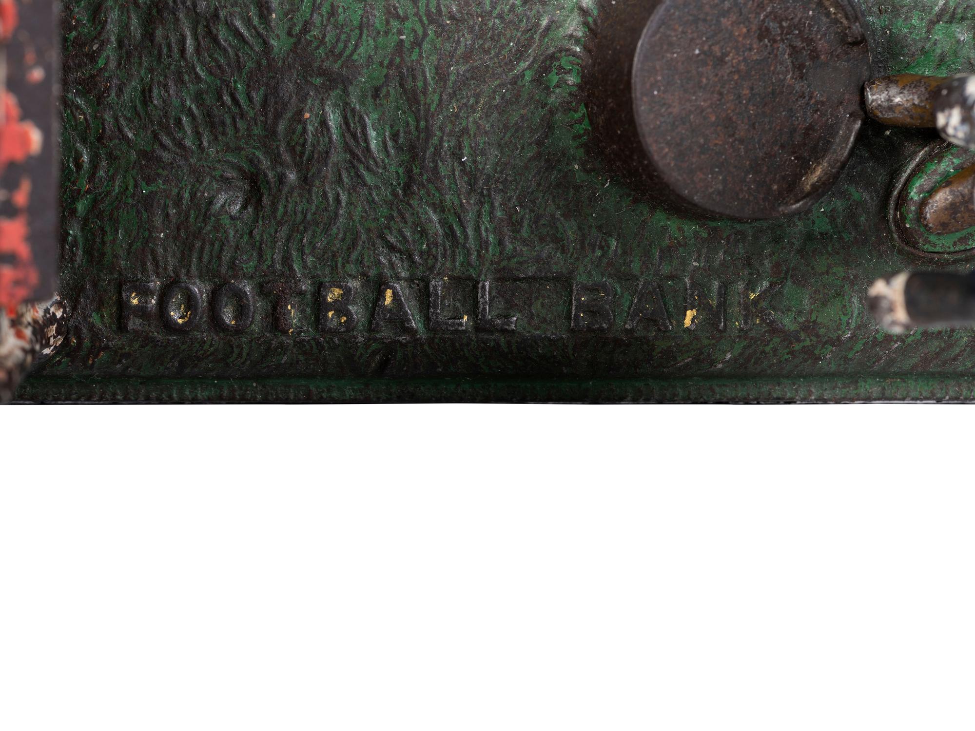 An English 'Football' Cast Iron Mechanical Bank