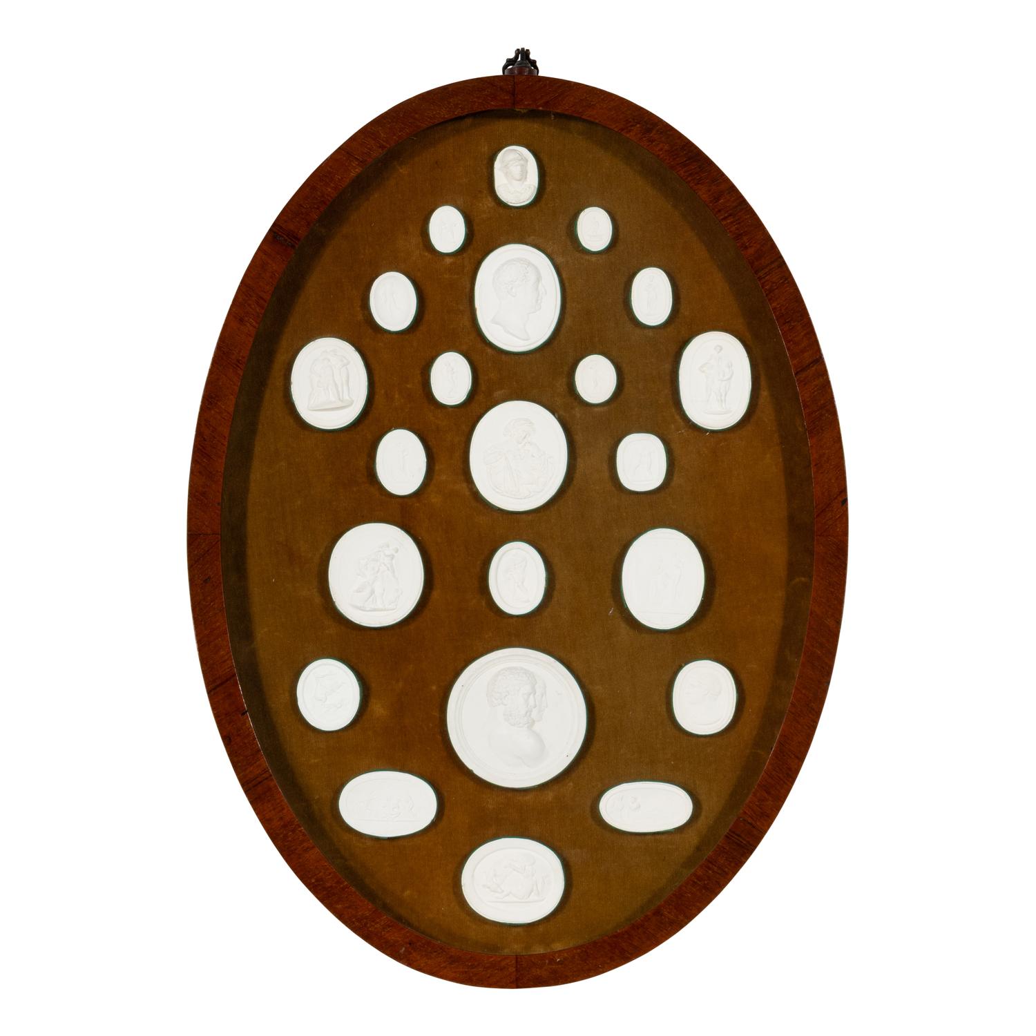 A Collection of Grand Tour Plaster Intaglios
