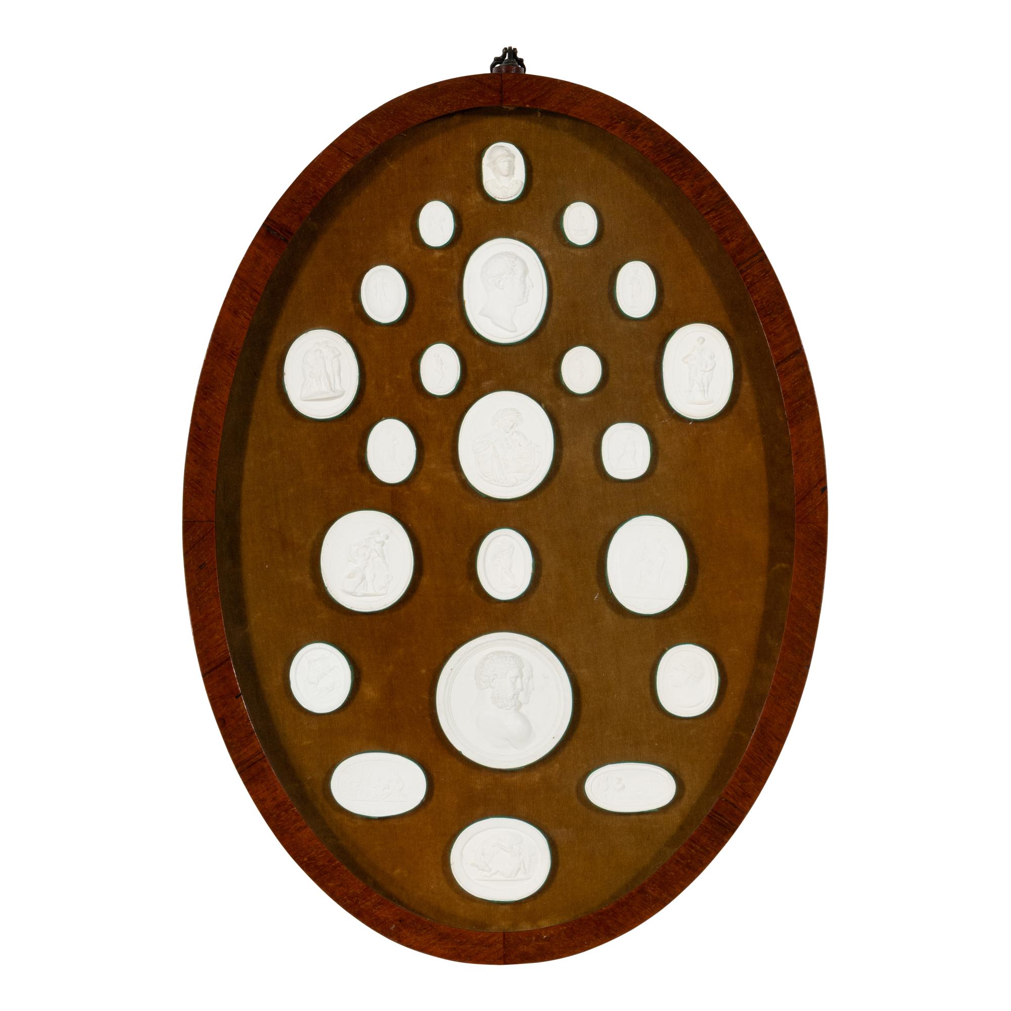 A Collection of Grand Tour Plaster Intaglios